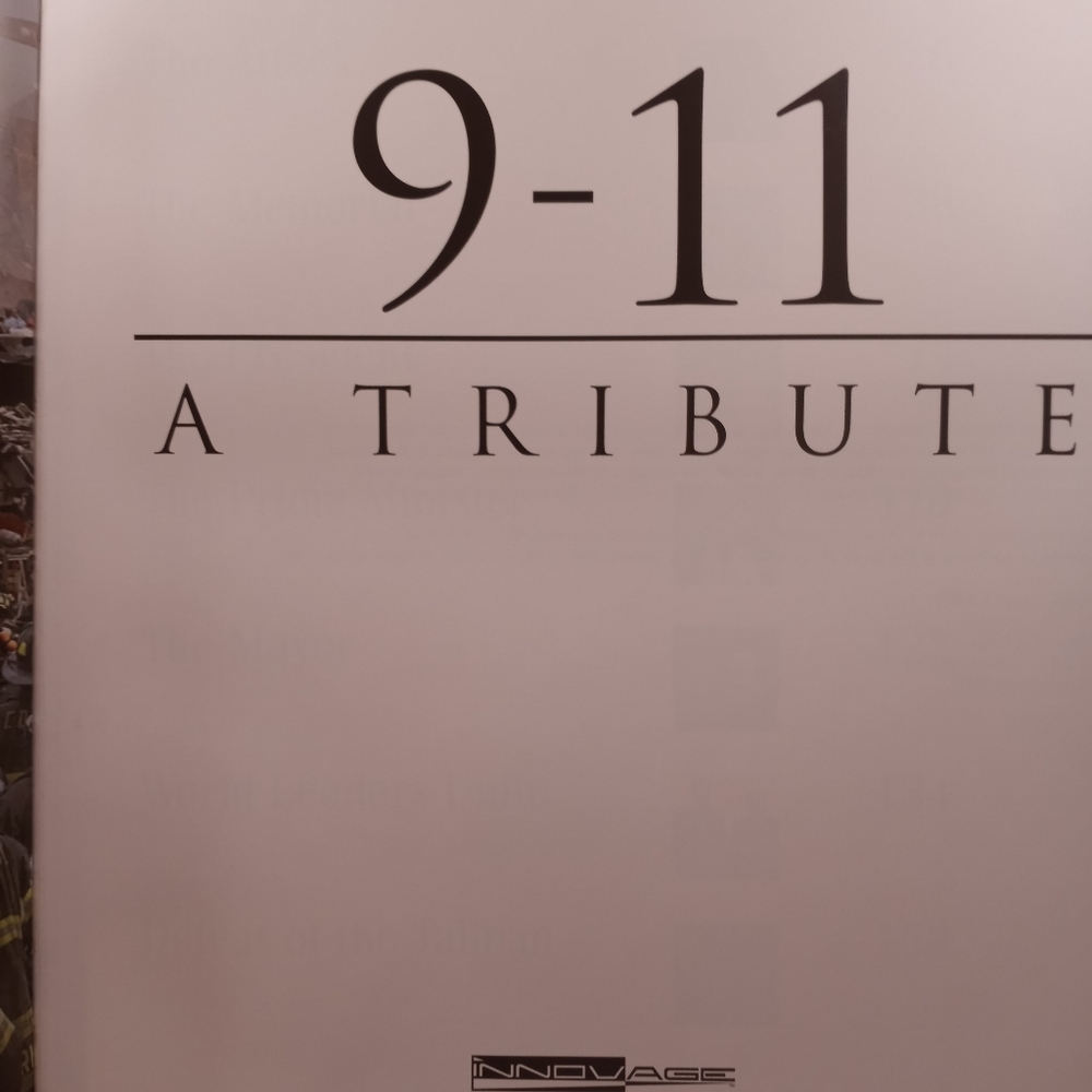 Vintage Book 9-11 Tribute